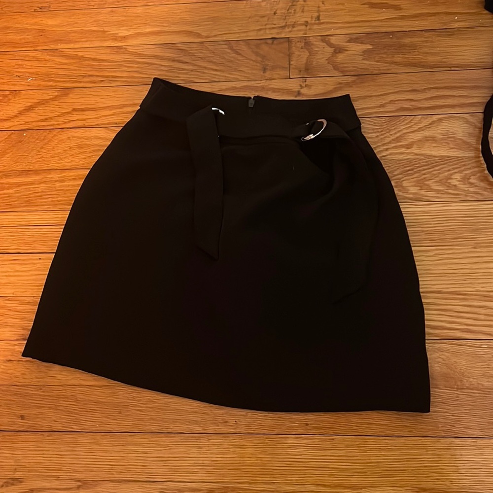 Black mini skirt- size small